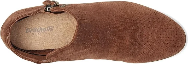 Dr. Scholl's Reverie Zip Short Boots Women's Boots Honey Brown : 7 M, Synthetic - Image 2