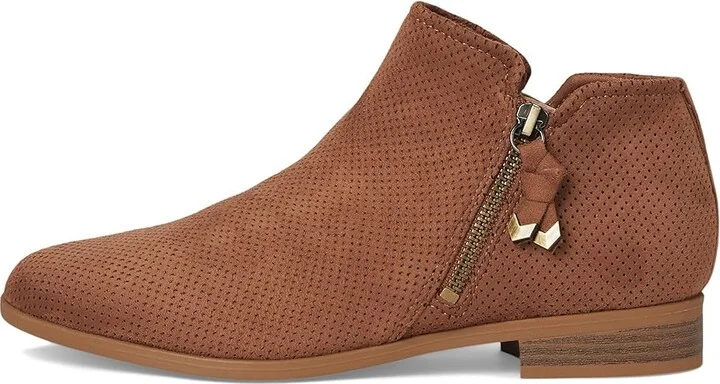 Dr. Scholl's Reverie Zip Short Boots Women's Boots Honey Brown : 7 M, Synthetic - Image 6