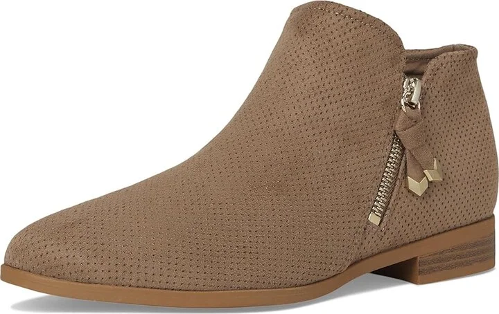 Dr. Scholl's Reverie Zip Short Boots Women's Boots Woodsmoke Brown : 9.5 M, Synthetic - Image 5