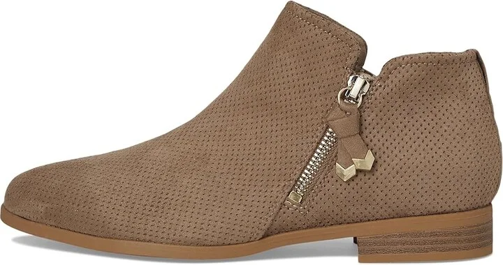 Dr. Scholl's Reverie Zip Short Boots Women's Boots Woodsmoke Brown : 9.5 M, Synthetic - Image 6