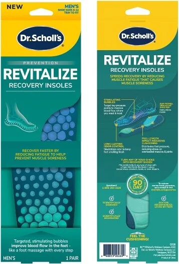 Dr. Scholl's Revitalize Recovery Shoe Insoles - Men - Size 8-14 - Image 2