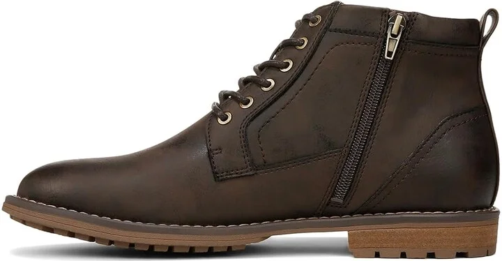 Dr. Scholl's Russell Men's Boots Dark Brown Faux Leather : 10 M - Image 6