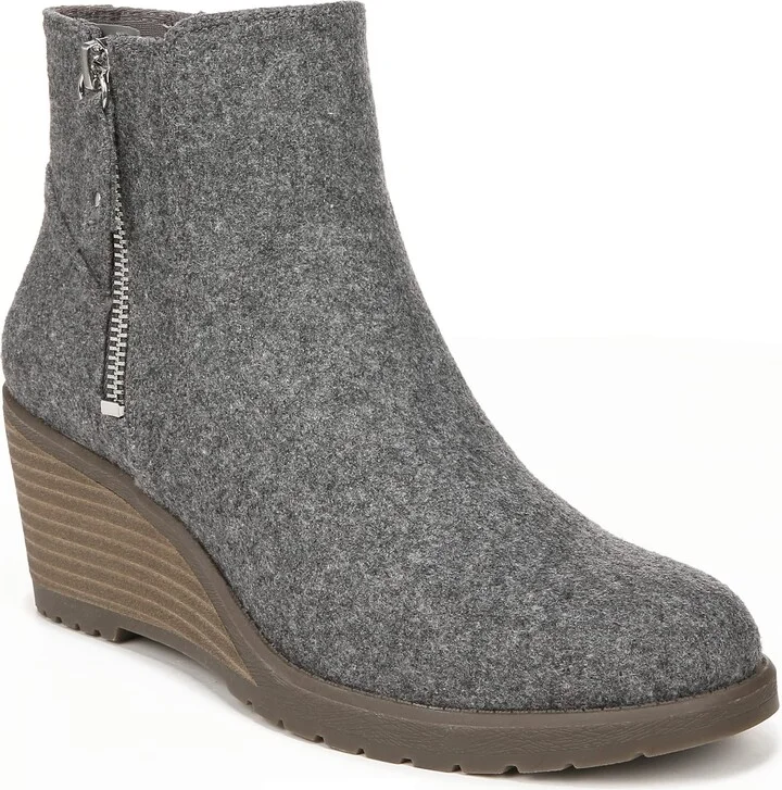Dr. Scholl's Shoes Womens Chloe Ankel Bootie Grey Fabric 11 W