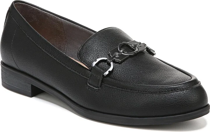 Dr. Scholl's Shoes Womens Rate Adorn Slip On Casual Loafer Black Smooth 7 M