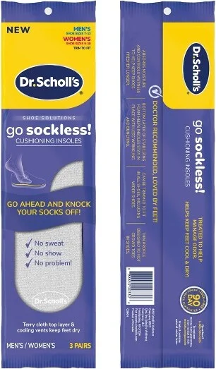 Dr. Scholl's Sockless Comfort Shoe Insoles - 3 Pair - Image 2