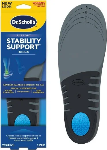 Dr. Scholl's Stability Support Insoles - Women's Shoe Size 6-10 - 1 Pair
