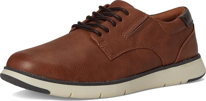 Dr. Scholl's Synergy Oxfd Men's Shoes Dark Tan Faux Leather : 10 W - Image 5