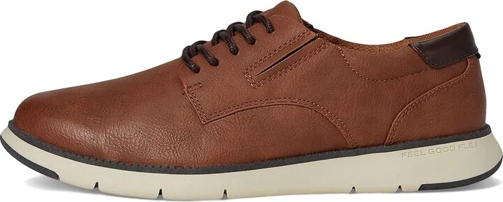 Dr. Scholl's Synergy Oxfd Men's Shoes Dark Tan Faux Leather : 10 W - Image 6