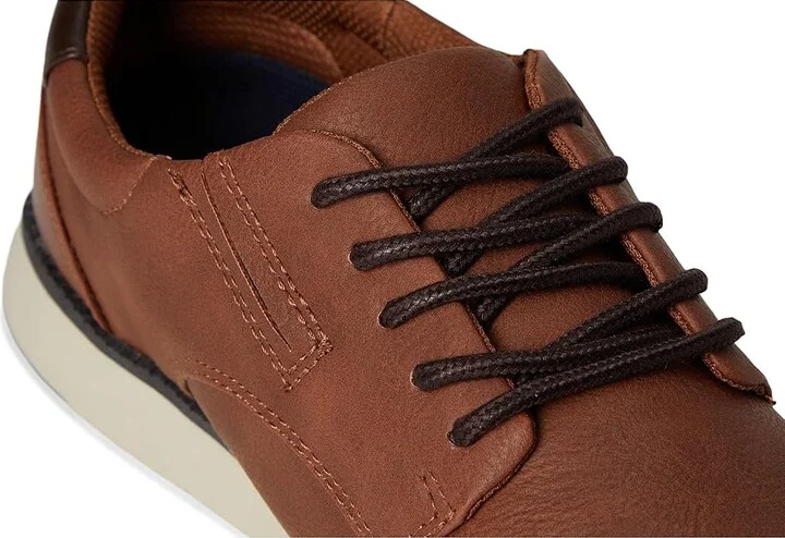 Dr. Scholl's Synergy Oxfd Men's Shoes Dark Tan Faux Leather : 10 W - Image 7