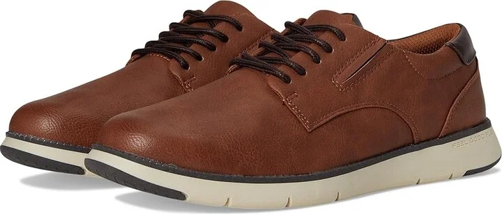 Dr. Scholl's Synergy Oxfd Men's Shoes Dark Tan Faux Leather : 10 W