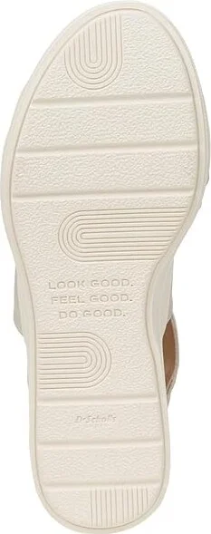Dr. Scholl's Time Fun Sandal Women's Sandals White Smooth : 11 M, Leather/Rubber - Image 3