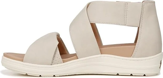 Dr. Scholl's Time Fun Sandal Women's Sandals White Smooth : 11 M, Leather/Rubber - Image 5