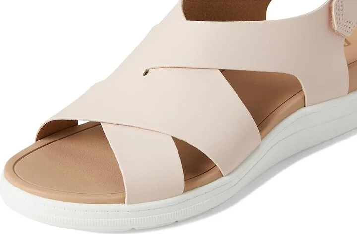 Dr. Scholl's Time Fun Sandal Women's Wedge Shoes Blush Pink Smooth : 7 M, Leather - Image 7