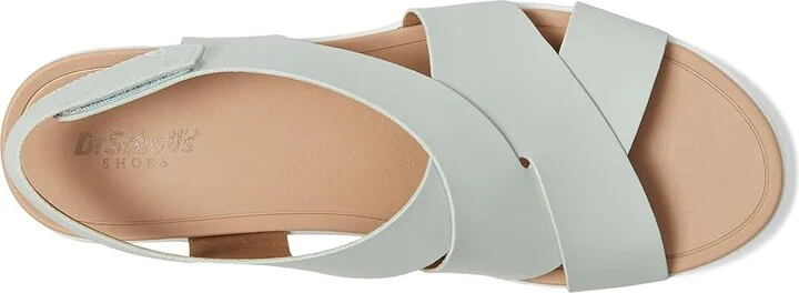 Dr. Scholl's Time Fun Sandal Women's Wedge Shoes Ocean Green Smooth : 8 M, Leather - Image 2