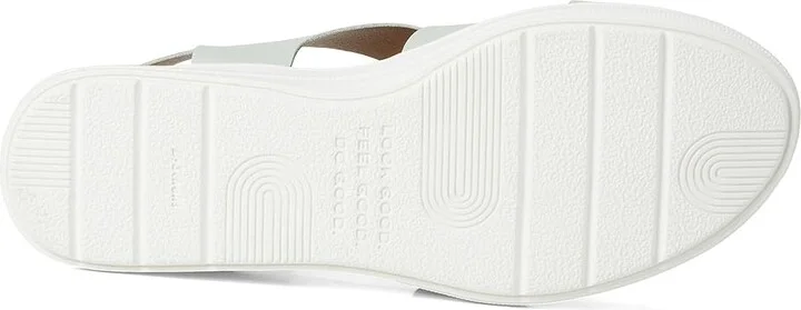 Dr. Scholl's Time Fun Sandal Women's Wedge Shoes Ocean Green Smooth : 8 M, Leather - Image 3