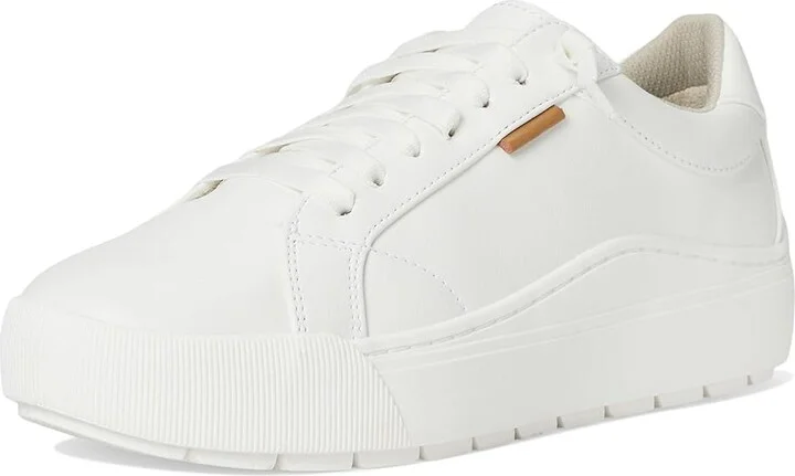 Dr. Scholl's Time Go Lace Up Sneaker Women's Shoes White Smooth : 9.5 M, Leather - Image 5