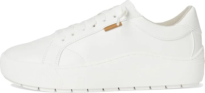 Dr. Scholl's Time Go Lace Up Sneaker Women's Shoes White Smooth : 9.5 M, Leather - Image 6