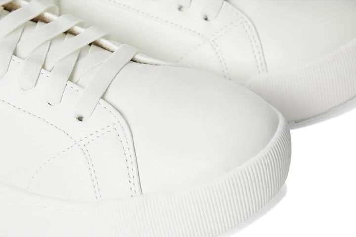 Dr. Scholl's Time Go Lace Up Sneaker Women's Shoes White Smooth : 9.5 M, Leather - Image 7