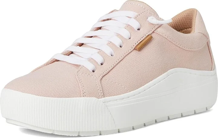 Dr. Scholl's Time Go Slip-On Women's Flat Shoes Blush Pink Fabric : 10 M, Canvas - Image 5