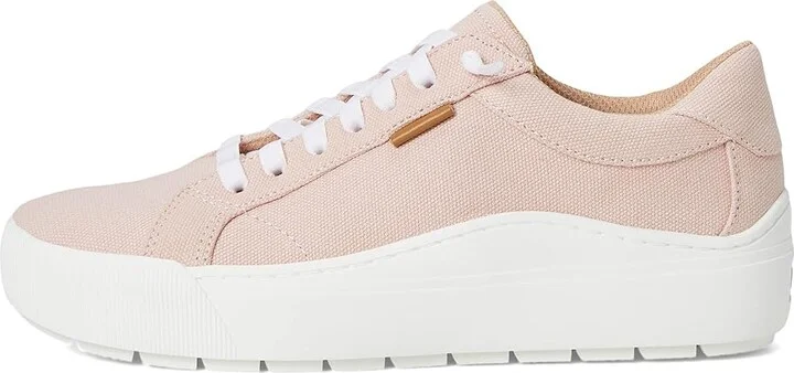Dr. Scholl's Time Go Slip-On Women's Flat Shoes Blush Pink Fabric : 10 M, Canvas - Image 6