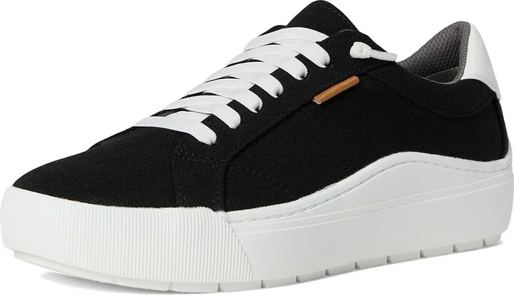 Dr. Scholl's Time Knit Lace Up Sneaker Women's Shoes Black Fabric : 8 M, Canvas - Image 5