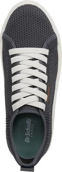 Dr. Scholl's Time Knit Lace Up Sneaker Women's Shoes Oxide Blue Knit : 7 M, Leather/Textile - Image 2