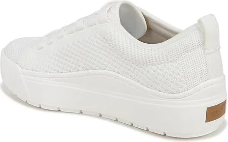 Dr. Scholl's Time Knit Lace Up Sneaker Women's Shoes White Knit : 11 M, Leather/Textile - Image 4