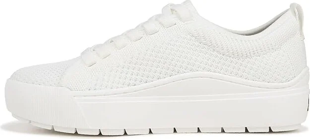 Dr. Scholl's Time Knit Lace Up Sneaker Women's Shoes White Knit : 11 M, Leather/Textile - Image 5