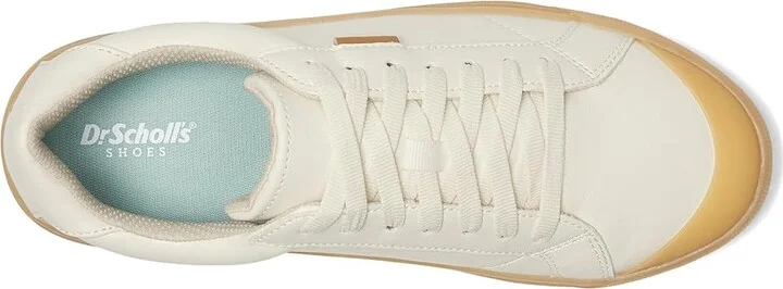 Dr. Scholl's Time Lace-Up Shoes Women's Shoes Off-White : 6.5 M, Faux Leather - Image 2