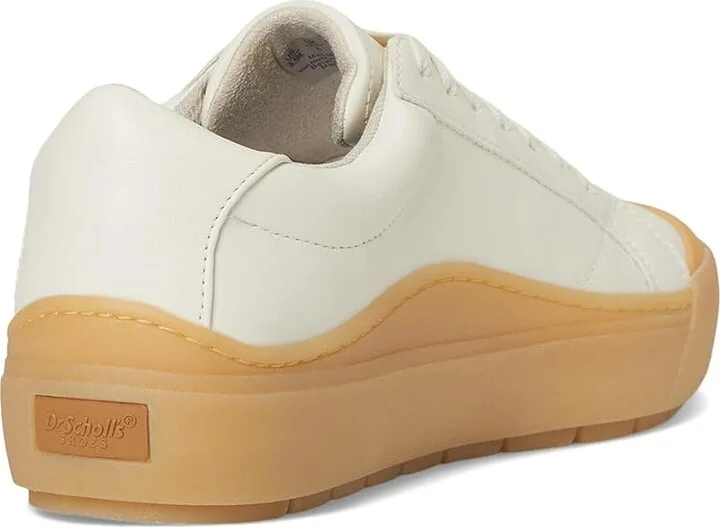 Dr. Scholl's Time Lace-Up Shoes Women's Shoes Off-White : 6.5 M, Faux Leather - Image 4