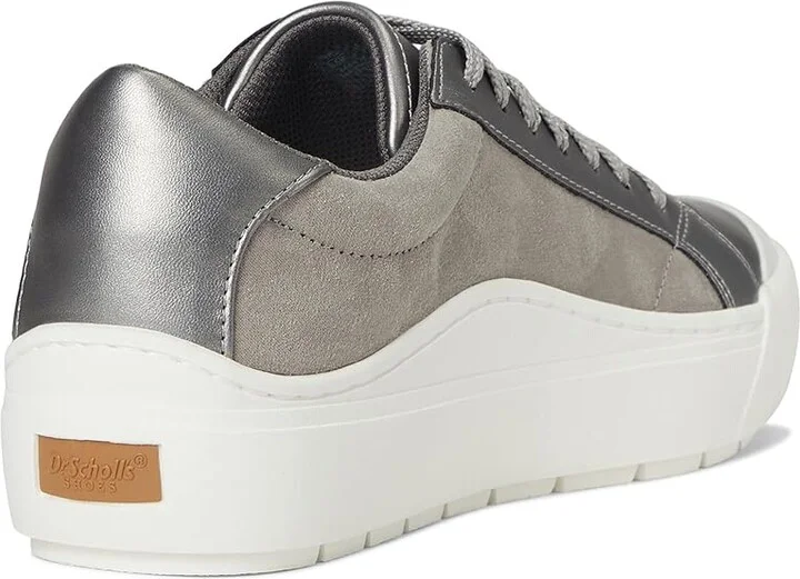 Dr. Scholl's Time Lace-Up Shoes Women's Shoes Pewter Metallic Pearls : 8 M, Faux Leather - Image 4