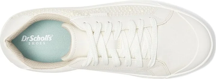 Dr. Scholl's Time Lace-Up Shoes Women's Shoes White Pearls : 11 M, Faux Leather - Image 2