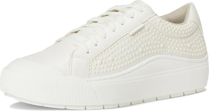 Dr. Scholl's Time Lace-Up Shoes Women's Shoes White Pearls : 11 M, Faux Leather - Image 5
