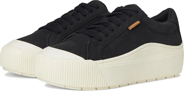 Dr. Scholl's Time Max Lace-Up Shoes Women's Shoes Black : 8 M, Canvas/Faux Leather/Synthetic