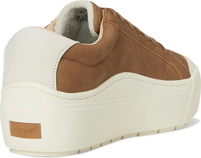 Dr. Scholl's Time Max Lace-Up Shoes Women's Shoes Toasted Taupe Brown : 7.5 M, Canvas/Faux Leather/Synthetic - Image 4