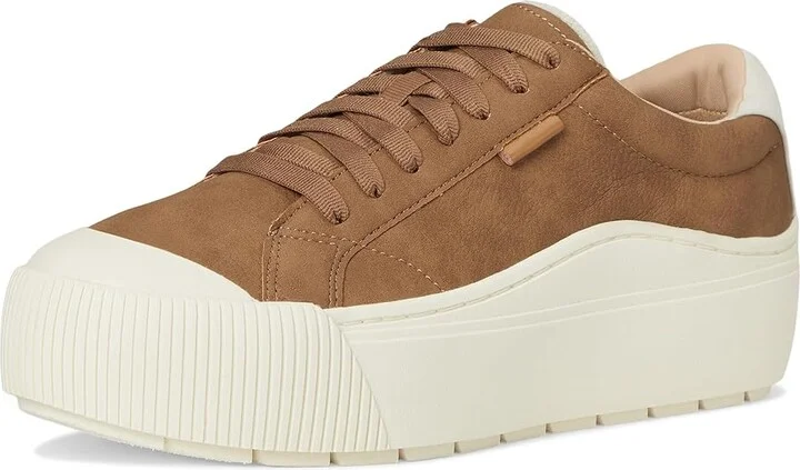 Dr. Scholl's Time Max Lace-Up Shoes Women's Shoes Toasted Taupe Brown : 7.5 M, Canvas/Faux Leather/Synthetic - Image 5