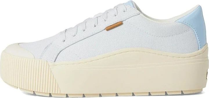 Dr. Scholl's Time Max Lace-Up Women's Flat Shoes Blue : 8.5 M, Canvas/Leather/Textile - Image 6
