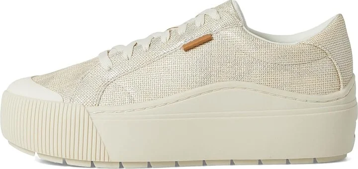 Dr. Scholl's Time Max Lace-Up Women's Flat Shoes White : 8.5 M, Canvas/Leather/Textile - Image 6