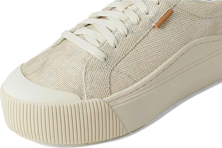Dr. Scholl's Time Max Lace-Up Women's Flat Shoes White : 8.5 M, Canvas/Leather/Textile - Image 7