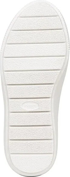 Dr. Scholl's Time Max Platform Sneaker Women's Shoes White/Black Smooth : 10 M - Image 3