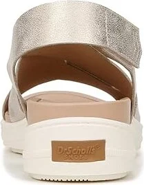 Dr. Scholl's Time Sea Sandal Women's Sandals Light Gold : 7.5 M, Leather - Image 4