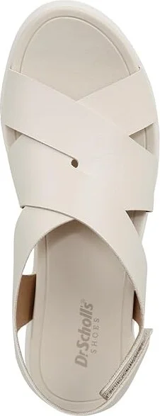 Dr. Scholl's Time Sea Sandal Women's Sandals Off-White : 10 M, Leather - Image 2