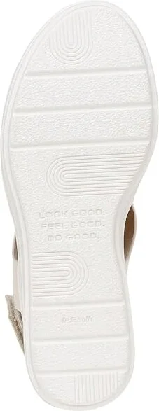 Dr. Scholl's Time Sea Sandal Women's Sandals Off-White : 10 M, Leather - Image 3