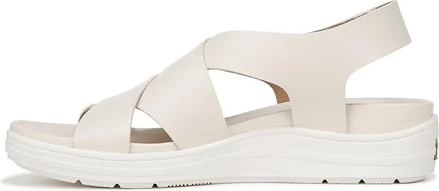 Dr. Scholl's Time Sea Sandal Women's Sandals Off-White : 10 M, Leather - Image 5