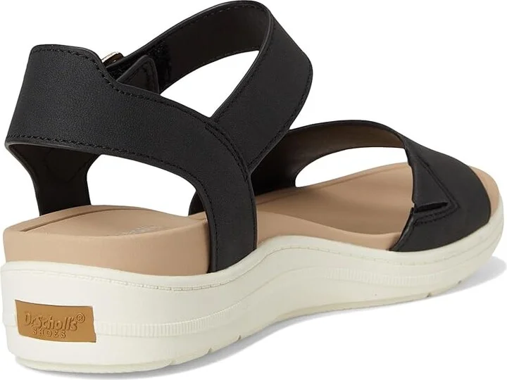 Dr. Scholl's Time Sky Women's Wedge Shoes Black Smooth : 9.5 M, Canvas/Textile - Image 4