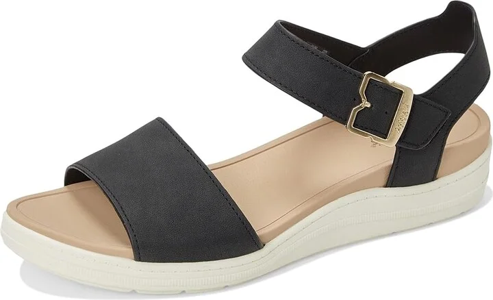 Dr. Scholl's Time Sky Women's Wedge Shoes Black Smooth : 9.5 M, Canvas/Textile - Image 5
