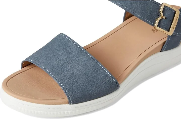 Dr. Scholl's Time Sky Women's Wedge Shoes Oxide Blue Smooth : 11 M, Canvas/Textile - Image 7