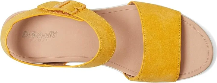 Dr. Scholl's Time Sky Women's Wedge Shoes Sunset Yellow Smooth : 8 M, Canvas/Textile - Image 2
