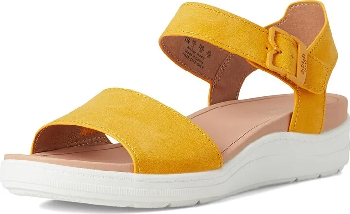 Dr. Scholl's Time Sky Women's Wedge Shoes Sunset Yellow Smooth : 8 M, Canvas/Textile - Image 5