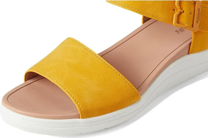 Dr. Scholl's Time Sky Women's Wedge Shoes Sunset Yellow Smooth : 8 M, Canvas/Textile - Image 7